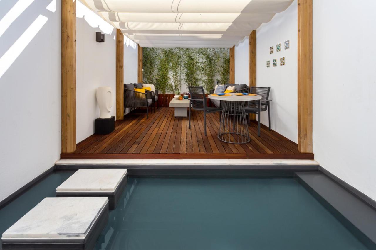 Stupendo- Two Rooms, Patio With Refreshing Pond-Center-Air Conditioning-Free Park Lisboa Eksteriør billede